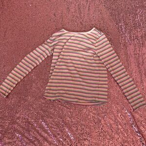 Cat & Jack Striped Long Sleeve Top
